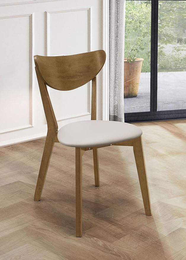 Coaster Home Furnishings Kersey Mid Century Modern Set of 2 Wood Dining Side - Image 2