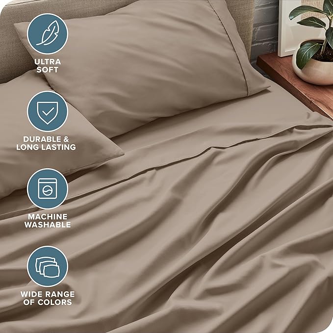 Bare Home Full XL Sheet Set - Image 4