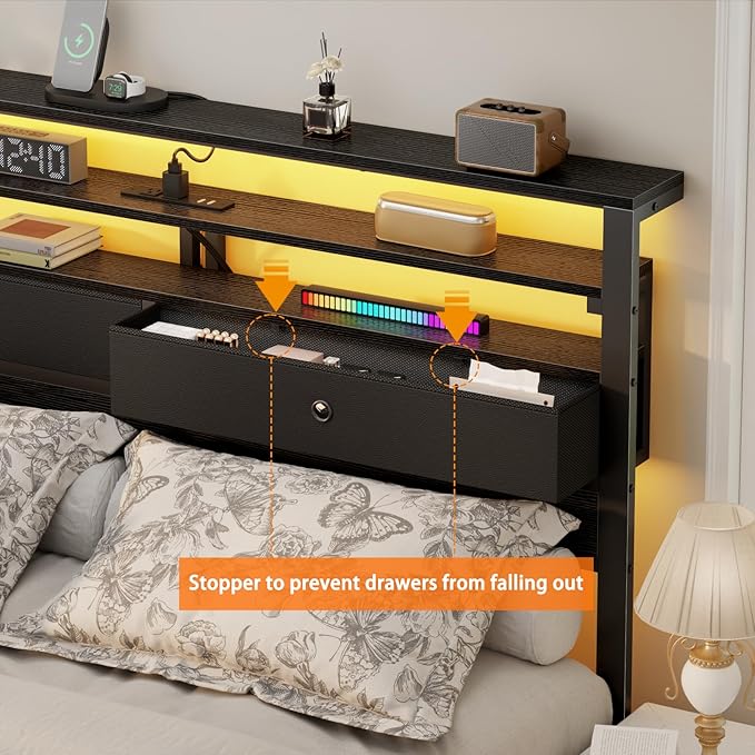 Furnulem Full Size Bed Frame - Image 3