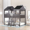 Ball & Cast Full Over Full Size Playhouse Bunk Bed by BallCast