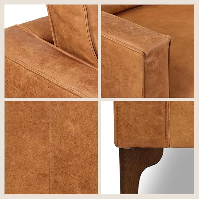 POLY & BARK Mateo Leather Sofa in Full-Grain Pure-Aniline Italian Tanned - Image 6