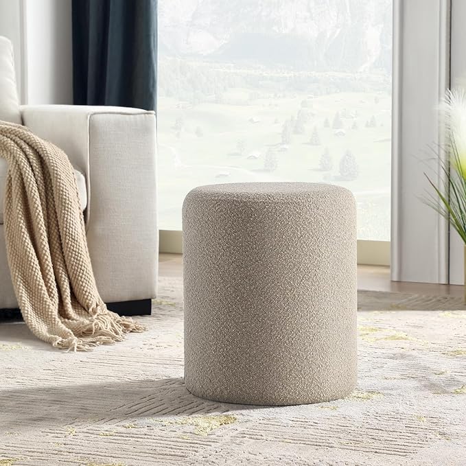 Get Set Style Modern Round Ottoman - Image 3