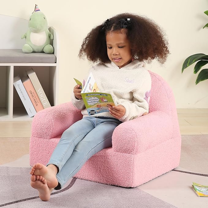 Comfy Toddler Chair, Kids Rainbow Couch - Image 2