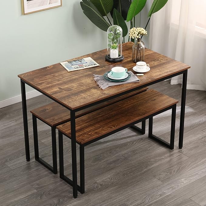 soges 3 PCS Dining Table Set for 4 - Image 4