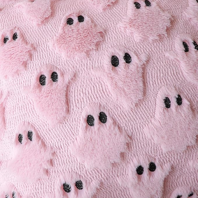 4TH Emotion Halloween Ghost Decorative Pillow Covers 20x20 Set of 2 - Image 2