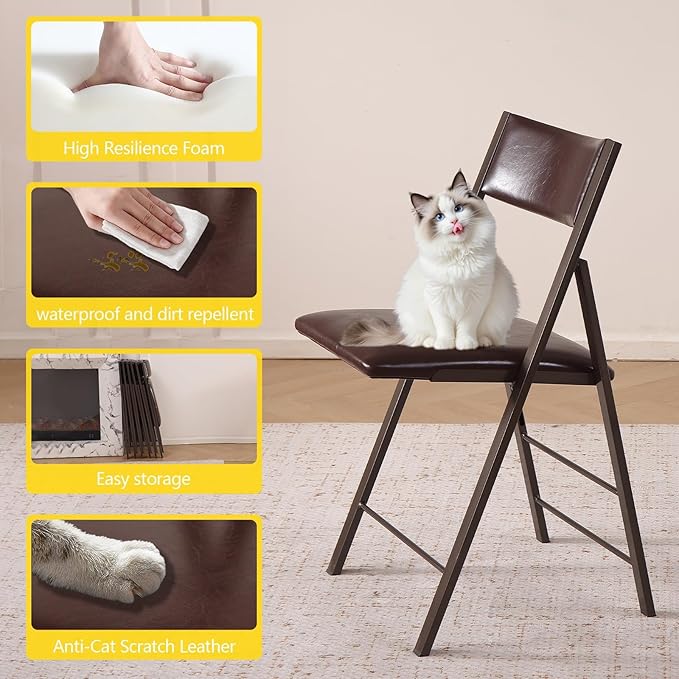 Folding table and chair set, dining table - Image 7