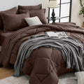 HEVUMYI Brown Queen Comforter Set by HEVUMYI