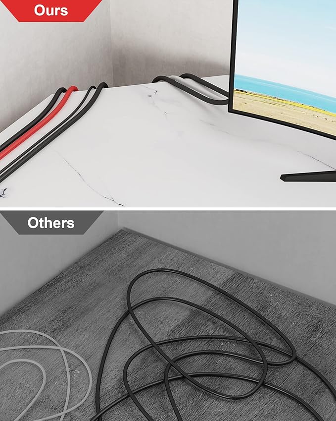 Teraves Modern L Shaped Desk - Image 8