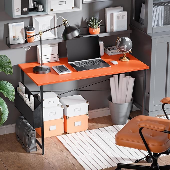 Pamray 47 Inch Computer Desk for Small Spaces - Image 2