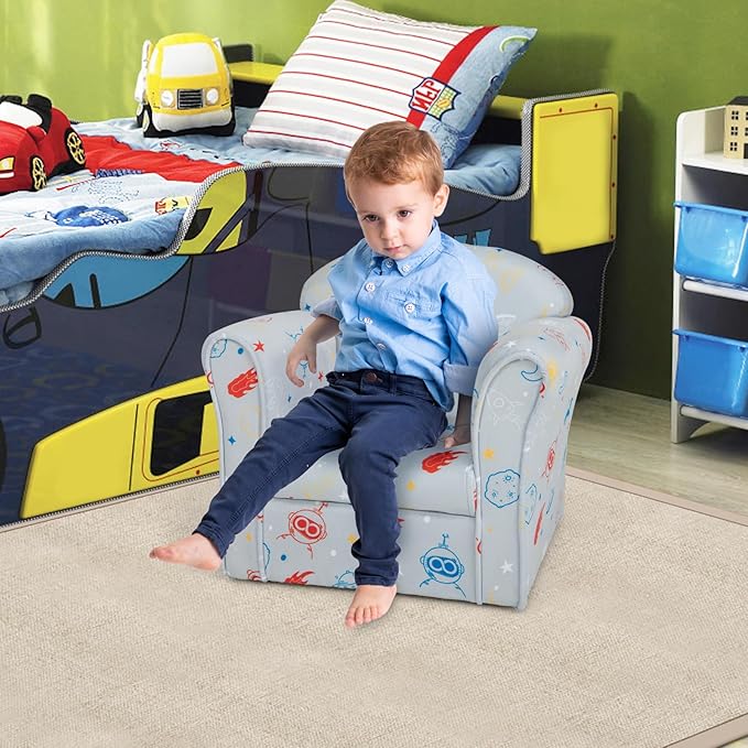 Costzon Kids Couch, Children's Sofa Armrest Chair - Image 6