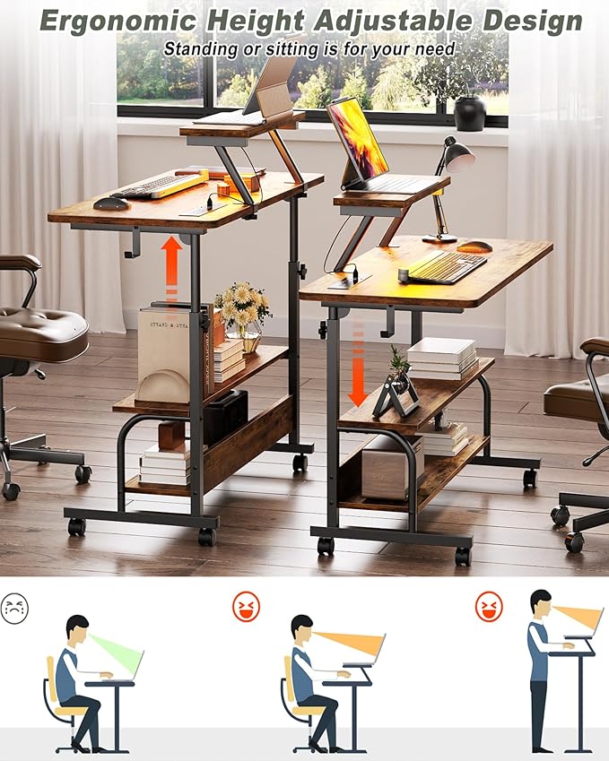 Height Adjustable Standing Desk - Image 4