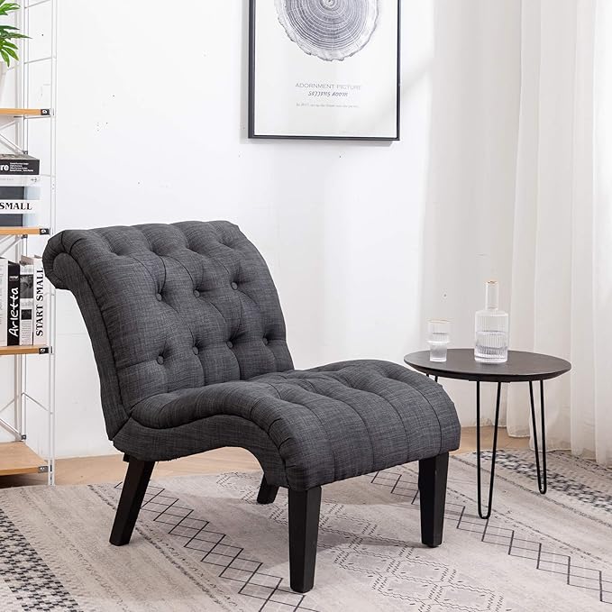 Yongqiang Accent Chairs Set of 2 Upholstered Living Room Bedroom Side Chairs - Image 7