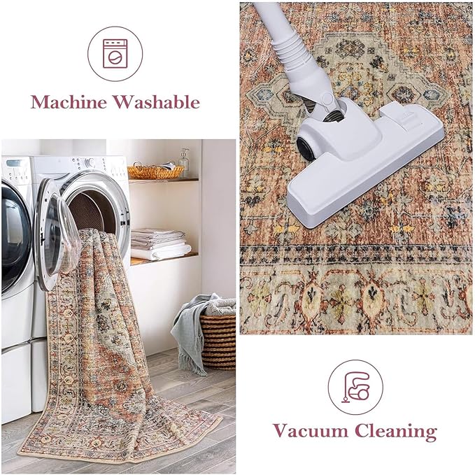 Lahome Oriental Washable Rug Runners - Image 4