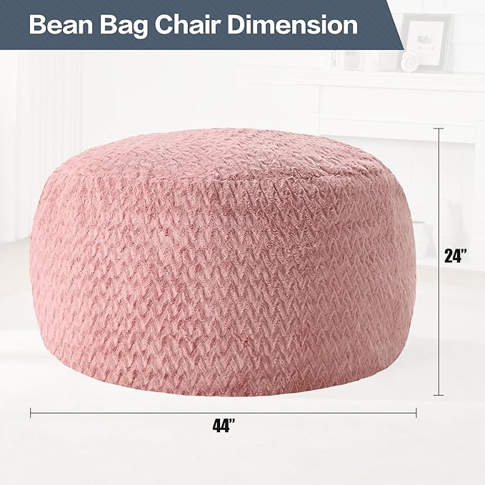 4ft Bean Bag Chairs for Adults Large Beanbag Chair - Image 2