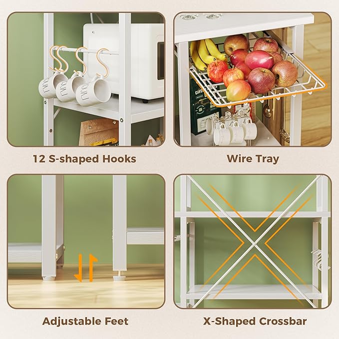 SUPERJARE Large Bakers Rack - Image 7