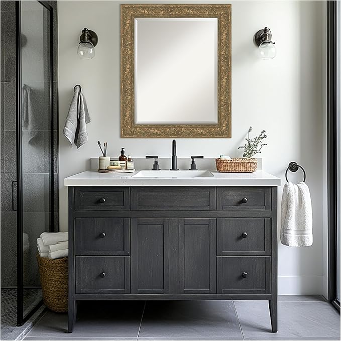Amanti Art Bronze Bathroom Mirror - Image 6