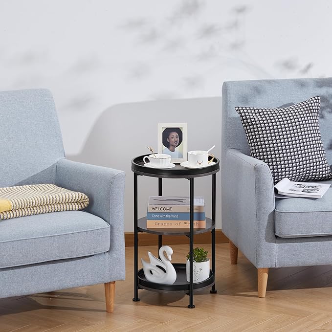 Dulcii Side Table, Round End Table - Image 9