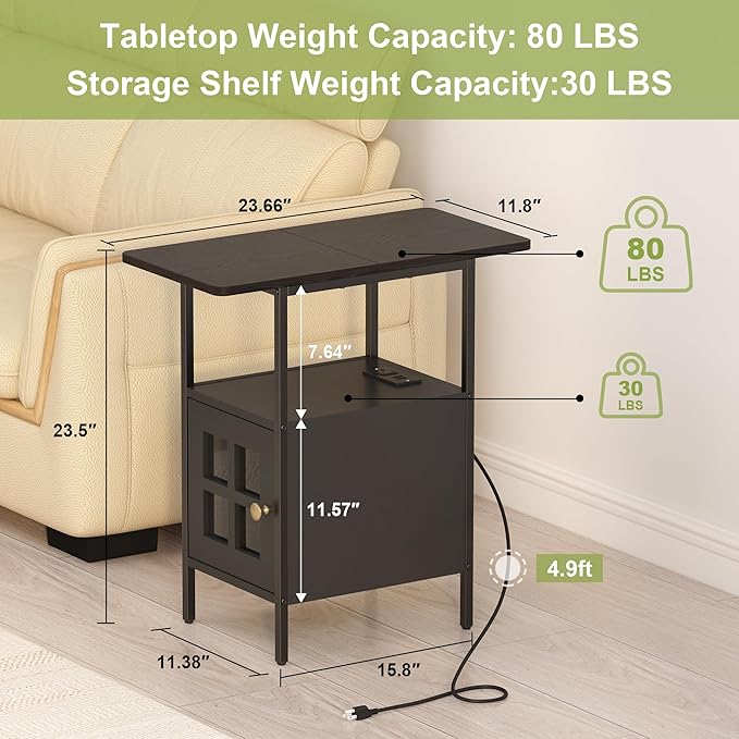 Farmhouse Narrow Side Table - Image 2