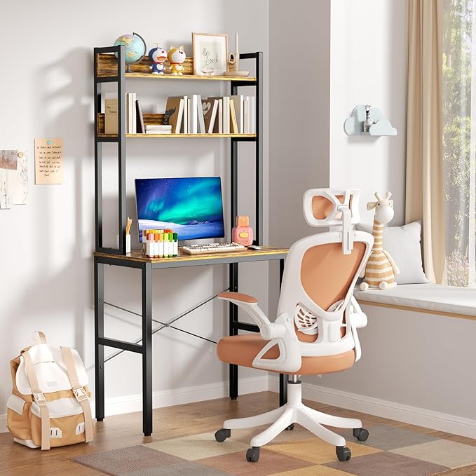 Aquzee 31 Inch Desk Hutch, Teen Desk - Image 2