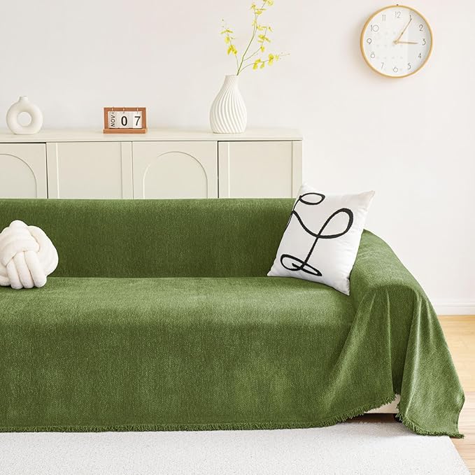 hyha Couch Cover for Dogs, Boho Sofa Covers for 3 Cushion Couch Washable - Image 2