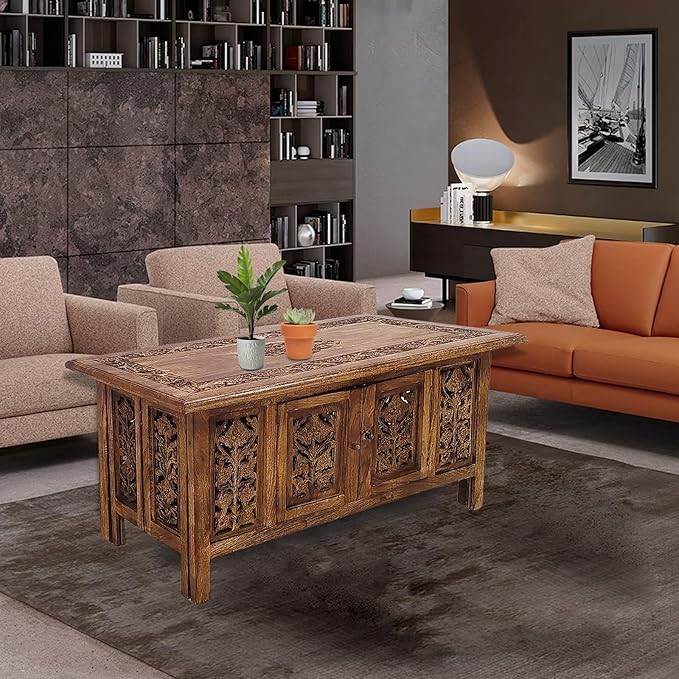 Lightnpro Handmade Wooden Coffee Table - Image 3