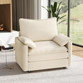 Vesgantti 40" Single Seat Sofa, Comfy Cloud Couch Deep Seat Upholstered Couch by Vesgantti