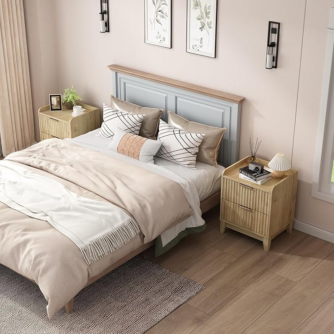 Wnutrees Fluted Nightstand - Image 3