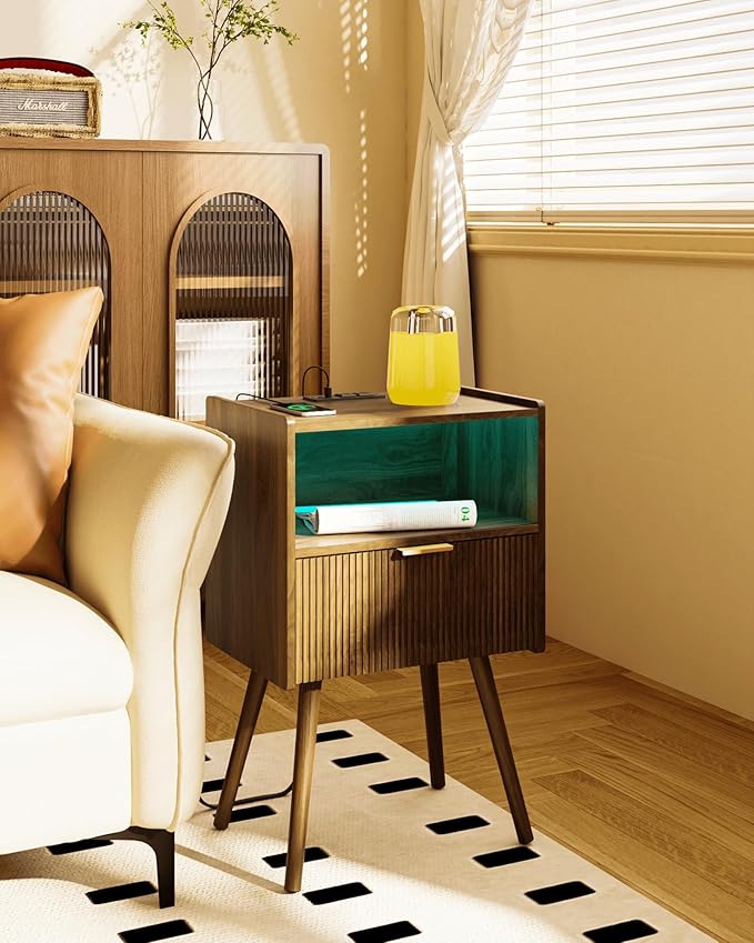 Nightstand, Modern Bedside Table - Image 6