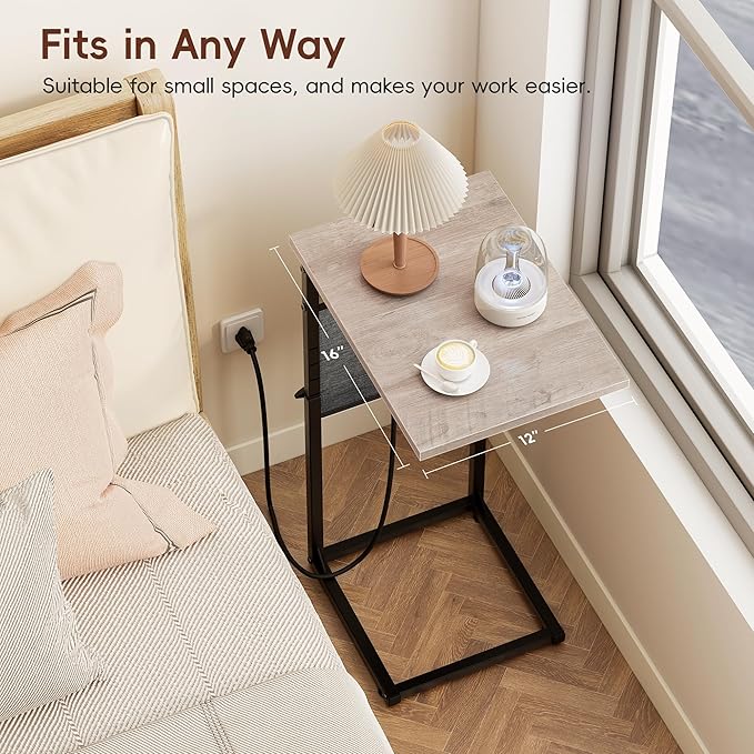 VAGUSICC C Shaped End Table - Image 4