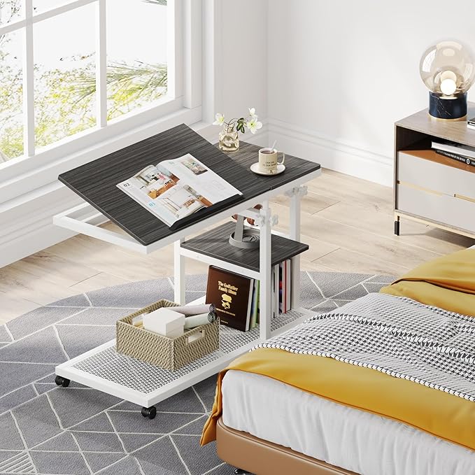 Tribesigns Height Adjustable C Table - Image 5