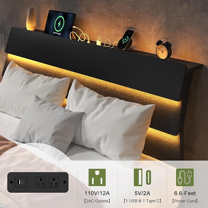 Feonase Floating Bed Frame Full - Image 4