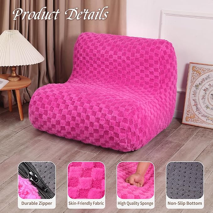Bean Bag Chairs for Adults, Comfy Floor Sofa - Image 5