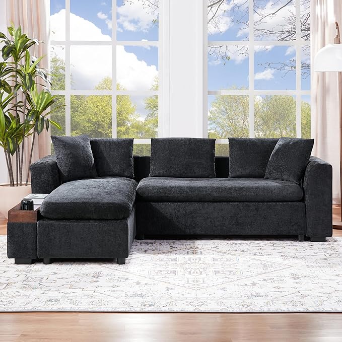 Merax 93.7" L-Shaped Sectional Sofa - Image 3