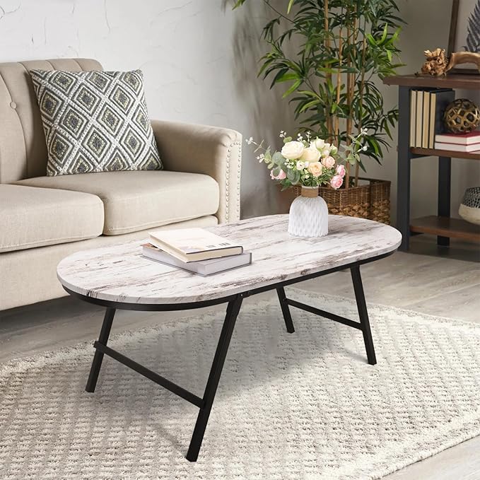 Folding Small Coffee Table Wood Low Coffee Tables - Image 2