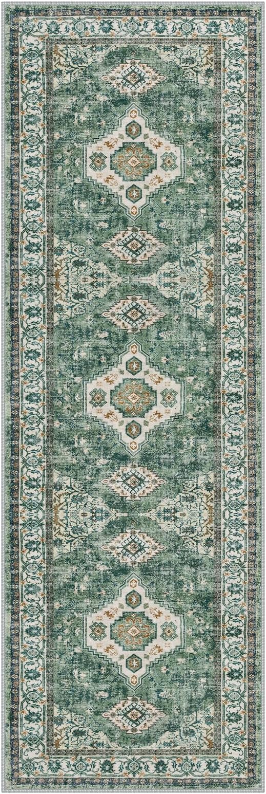Lahome Oriental Hallway Runner Rug, 2.5x8 Kitchen Runner Non Slip Ultra-Thin - Image 7