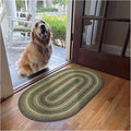 Pinecone Oval Woven Rug 27x45 by Homespice