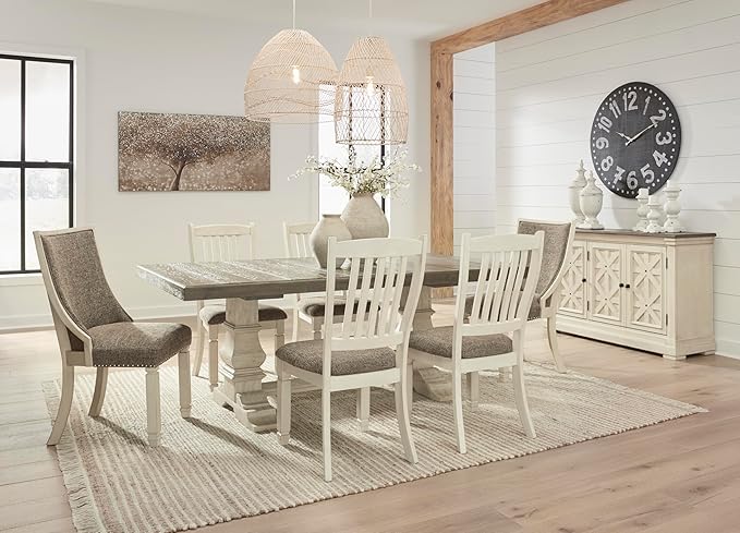 Signature Design by Ashley Bolanburg Modern Farmhouse Upholstered Dining Chair - Image 11