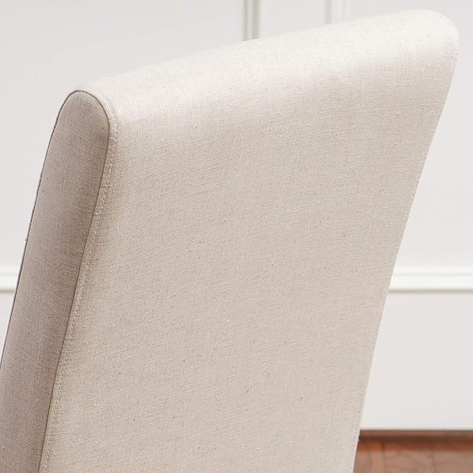 Christopher Knight Home Pertica Linen Dining Chairs, 2-Pcs Set - Image 5