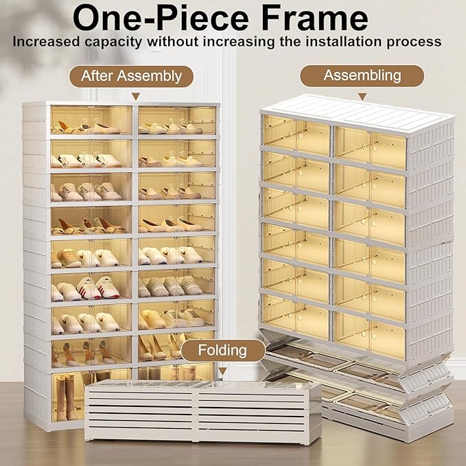ELPHECO 9 Tier 36 Pairs Large Shoe Rack Organizer - Image 6