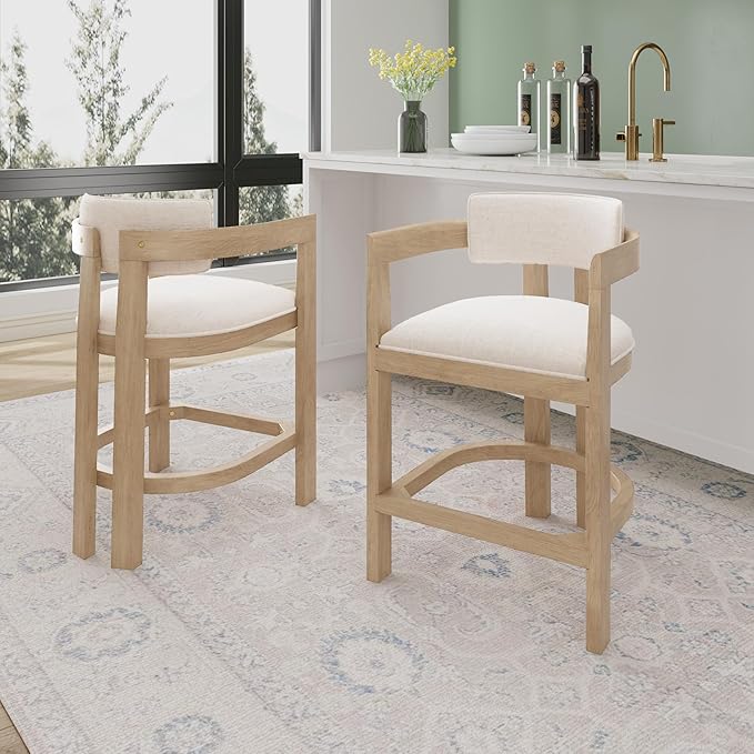 Christopher Knight Home Set of 2 Ryland Modern 26" Counter Height Bar Stools - Image 3