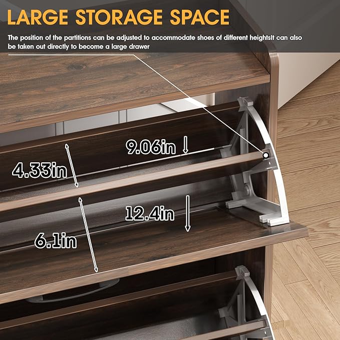 Maupvit Shoe Storage Cabinet - Image 6