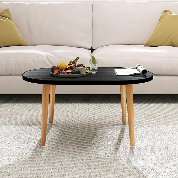 Oval Coffee Table Low Table - Image 2