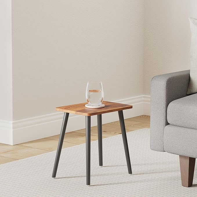 FORAOFUR Side Table, Rectangular Wooden Small End Table, Small Accent Table - Image 2