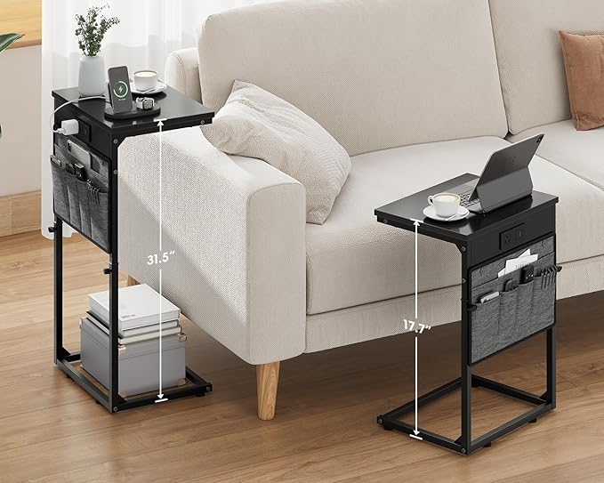 Vagusicc C-Shaped End Table Set of 2 - Image 2