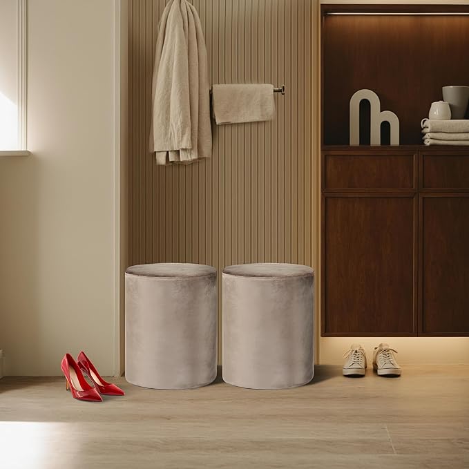 Get Set Style Modern Round Ottoman - Image 2