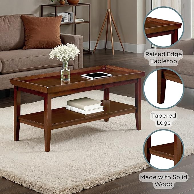Convenience Concepts Ledgewood Coffee Table 42" - Image 6