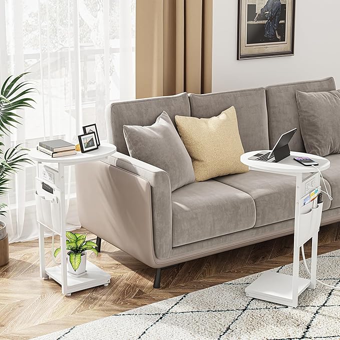 Vagusicc C Shaped End Table - Image 7