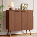 Sideboard Buffet Cabinet with Storage, 2 Doors Wood Entryway Cabinet, Modern by INFURNICHomeFurniture