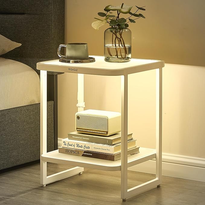 VASAGLE End Table, 2-Tier Side Table - Image 7