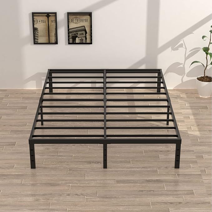 16 Inch California King Bed Frames No Box Spring Need, Platform Cal King Bed - Image 2